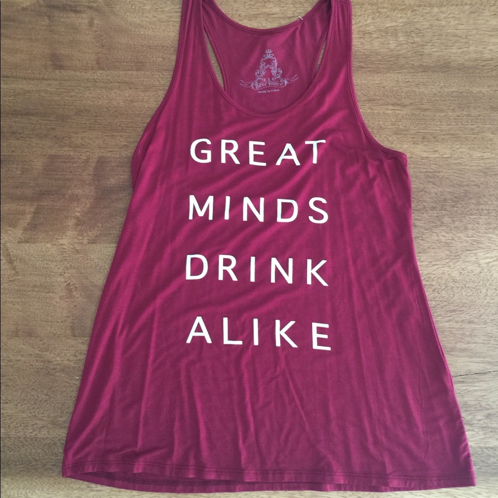 Great Minds Drink Alike Tank Top